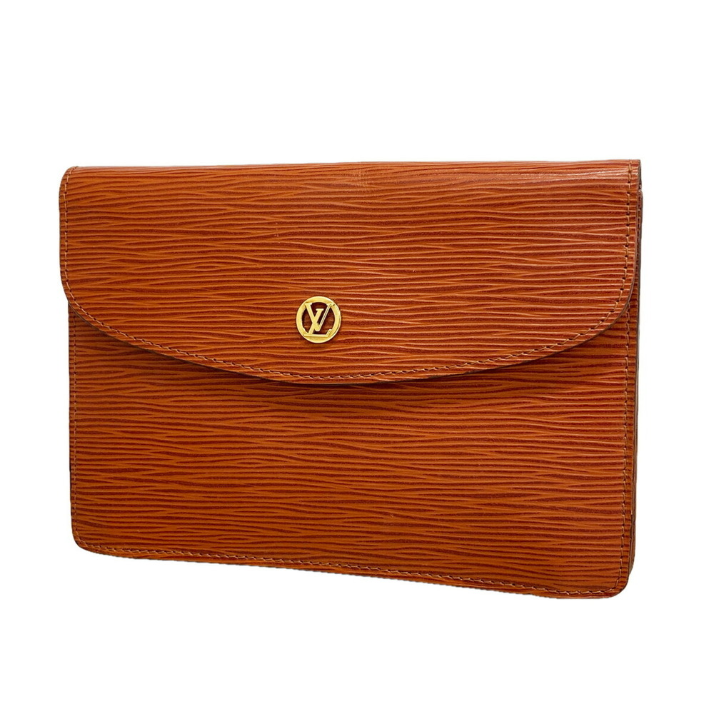 LOUIS VUITTON Brown Clutch Bag